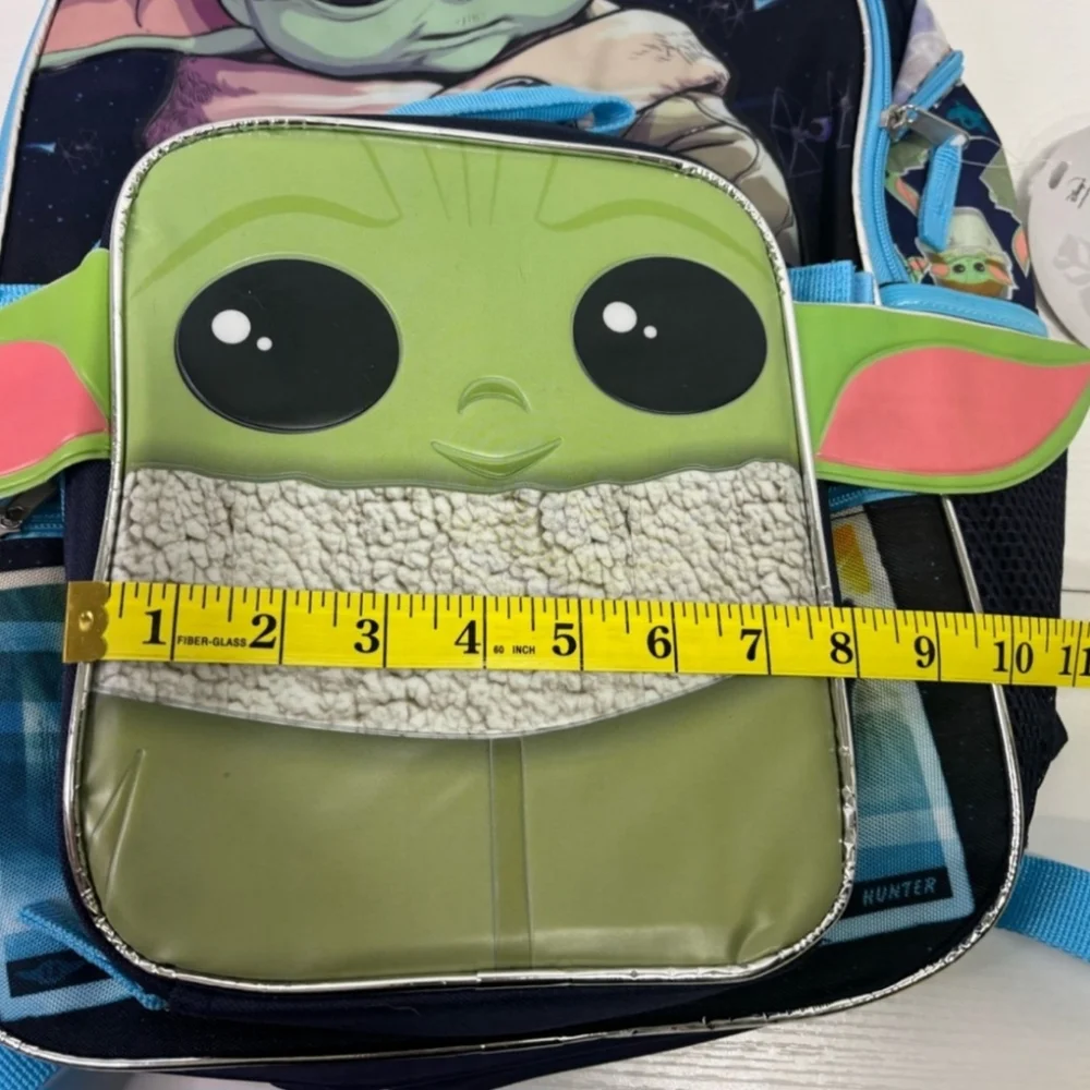 NWT Disney Star Wars Baby Yoda Backpack,Lunch Bag & Water Bottle - Picture 7 of 10
